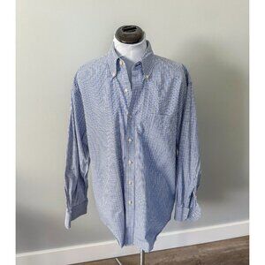 Tommy Hilfiger Men's Blue Check Button-Down Shirt
